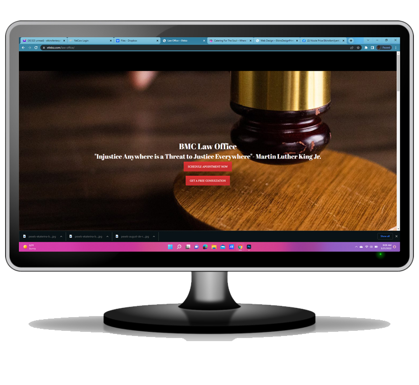 Law Office Web Design Template
